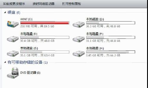 win7旗舰版64位系统 C盘空间越来越小三种的方法