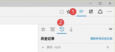 Windows10系统中Edge浏览器清除浏览历史记录和数据的方法