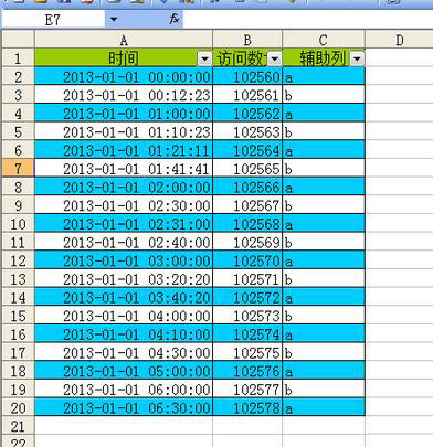 ghost win7 纯净版系统Excel2013实现隔行设置背景色的方法