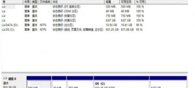 Windows10系统oem分区有什么用及能否删除的相关教程