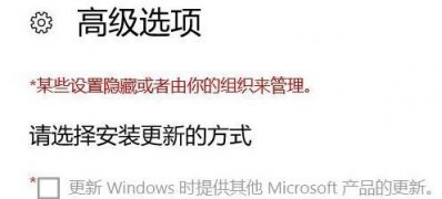 Windows10系统请选择安装更新的方式灰色的解决方法