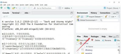 Windows10系统RStudio中安装新的程序包的方法